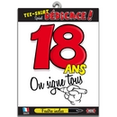 T-shirt Age 18 ans