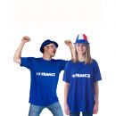 T-shirt I love france supporter adulte