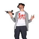 T-shirt impact de balles adulte