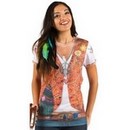 T-Shirt veste hippie femme