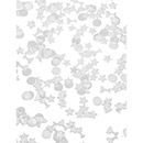 Trio de confettis blanc