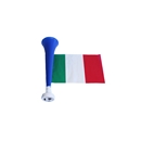 Trompette football avec drapeau Italie