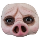 Demi-masque cochon adulte