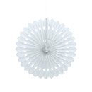 Rosace en papier blanche