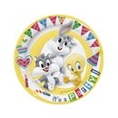 10 Assiettes carton Baby Looney Tunes™