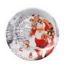 10 Petites assiettes Père Noël 18 cm