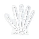 10 Sacs cadeaux en plastique Mains Squelettes Halloween