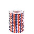 12 Lampions tricolore bleu, blanc et rouge 16 cm