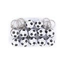 12 Portes clés ballons de foot