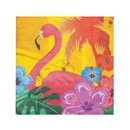12 Serviettes en papier Flamant Rose 33 x 33 cm