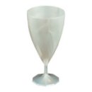 132 verres à eau design plastique rigide blanc nacré 25 cl