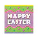 16 Serviettes en papier Happy Easter Pâques 33 x 33 cm
