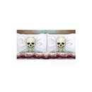 2 Taies d'oreiller squelette 53 x 81 cm Halloween