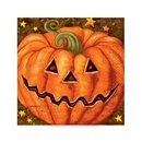 20 Serviettes en papier Citrouille Halloween 33 x 33 cm