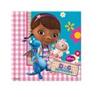 20 Serviettes en papier Docteur La Peluche et ses amis 33 x 33 cm