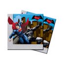 20 Serviettes en papier Batman vs Superman 33 x 33 cm