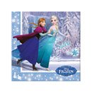 20 Serviettes en papier La Reine Des Neiges™ 33 x 33 cm