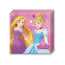 20 Serviettes en papier Princesses Disney 33 x 33 cm