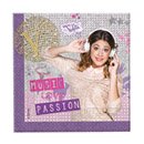 20 Serviettes en papier Violetta 33 x 33 cm