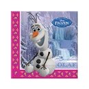 20 Serviettes en papier Olaf La Reine des Neiges™ 33 x 33 cm