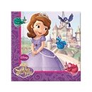 20 Serviettes en papier Princesse Sofia™ 33 x 33 cm