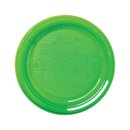 30 Assiettes en plastique vert 22 cm