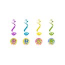 4 Suspensions spirale 50ans pop 60cm
