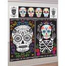 5 Décorations murales fête des morts Mexicaine