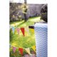 5 Fanions carton DIY chevron jaune