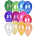 50 Ballons métallisés de différentes couleurs
