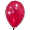 50 Ballons rouges métallisés