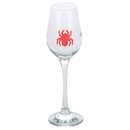 6 Adhésifs décoratifs de verre araignées Halloween