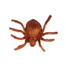 6 Araignées pailletées orange