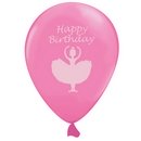 6 Ballons rose Danseuse Ballerine