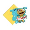 6 Cartes d\'invitation avec enveloppes Henry Câlimonstre™