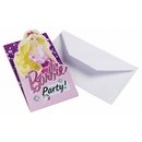 6 cartes d\'invitation Barbie fashion™