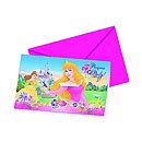 6 cartes d\'invitation Disney Princesses Journey™