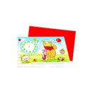6 cartes d\'invitation Winnie l\'Ourson™