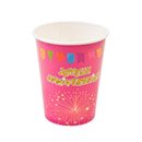 6 gobelets carton anniversaire Fiesta 27 cl