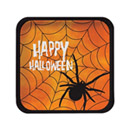 8 assiettes Carrées Happy Halloween 23 cm