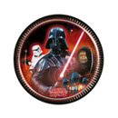 8 Assiettes en carton Dark Vador Star Wars 23 cm