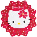 8 Assiettes Hello Kitty Noël 27 cm