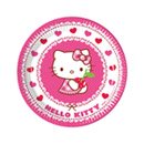 8 Assiettes en carton Hello Kitty 23 cm