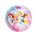 8 Assiettes en carton Princesses Disney 23 cm