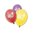 8 Ballons anniversaire 40 ans