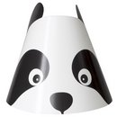 8 Chapeaux en carton Anniversaire Panda