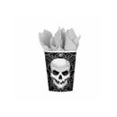 8 Gobelets carton Tête De Mort Halloween