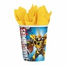 8 Gobelets en carton Transformers™ 25 cl
