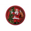 8 Petites Assiettes Cadeaux du Père Noël 18 cm