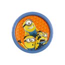 8 Petites assiettes en carton Minions 18 cm